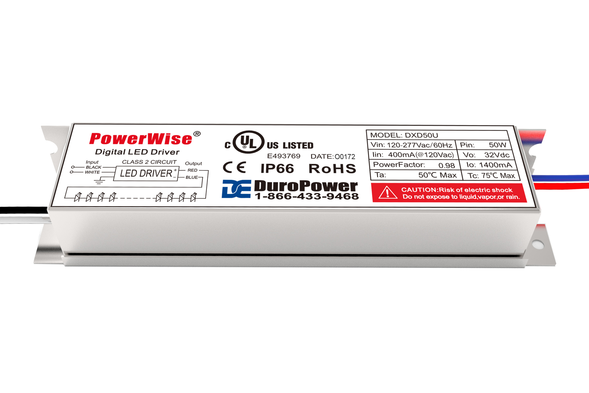 PowerWise 50W DXD50U LED Driver for LED Quantum Panel Grow Lights (Copy ...